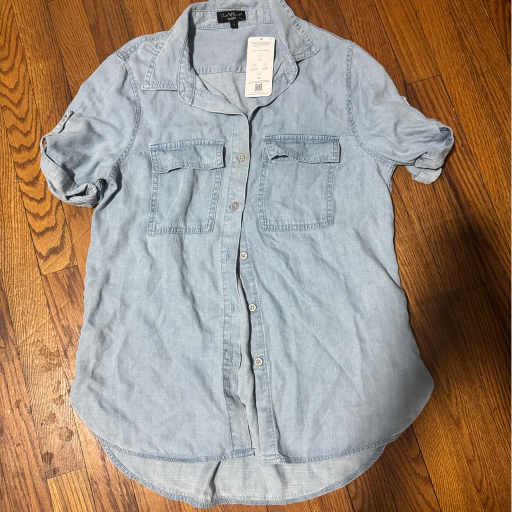 NWT! Velvet Heart Tencel Casual Shirt, Small.